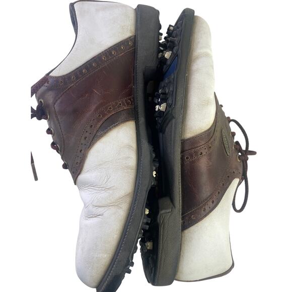 FootJoy Mens Extra Comfort Vintage 57760  Leather Golf Shoe *READ Descr. * S 9.5 - Picture 6 of 12